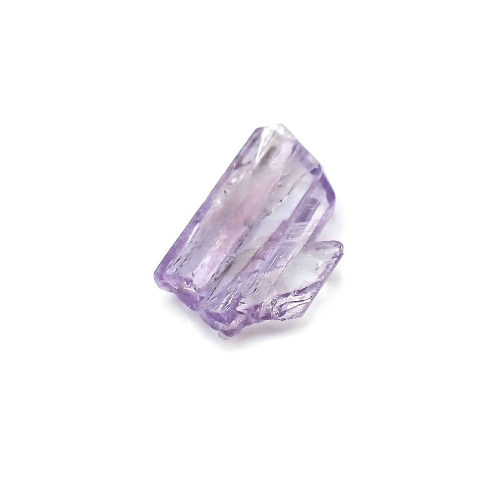 バイカラータンザナイト 非加熱 原石(宝石名バイカラー・ゾイサイト)タンザニア産 3.93ct 識別済[231124241]14.6x9.2mm前後