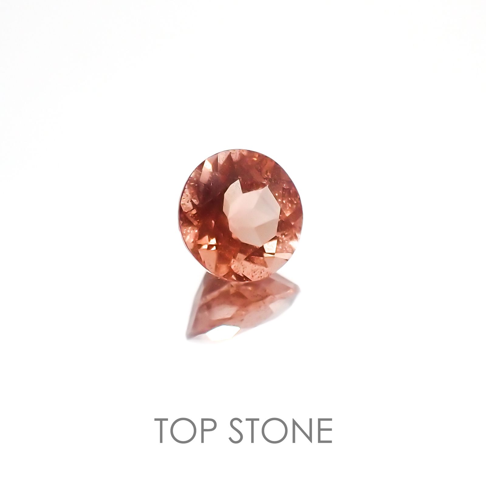 オレゴンサンストーン アメリカ産 ルース 0.45ct[20128390]5.2×5.2mm前後