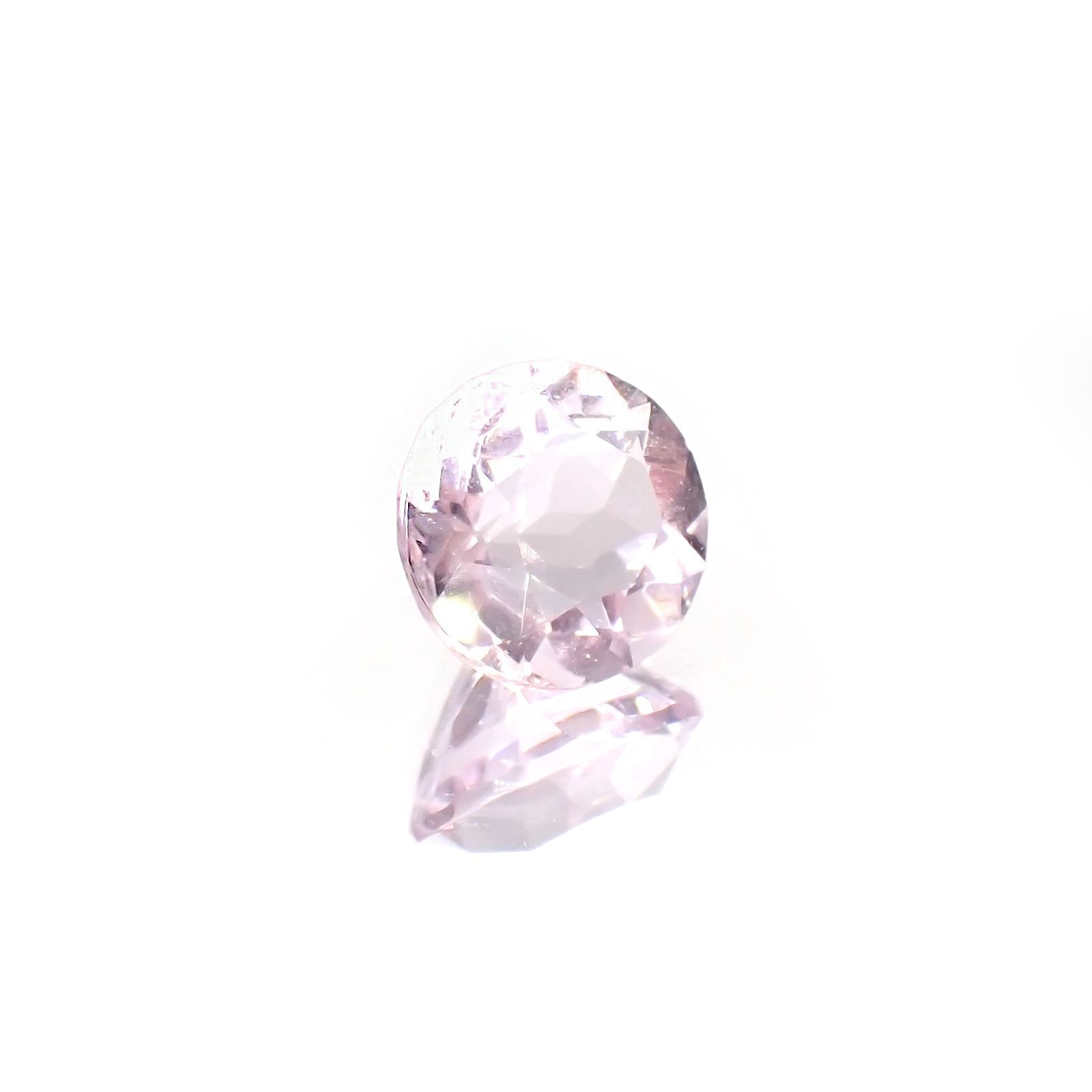 ピンクフローライト(宝石名フルオライト)ブラジル産 識別済 3.33ct / 9.1x9mm前後 [220115132]