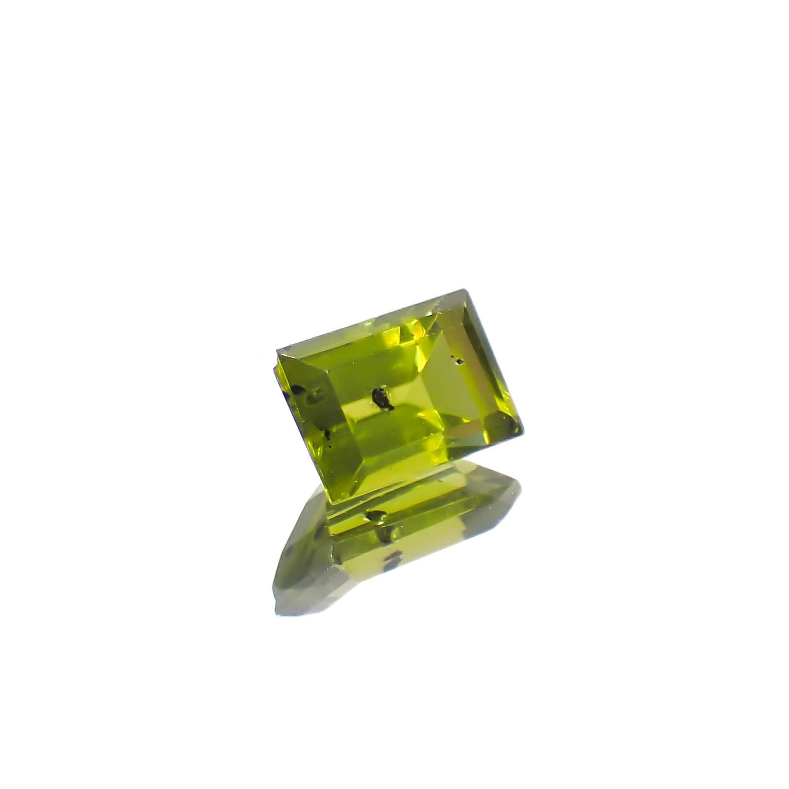 ブラックリリーパッドペリドット アメリカ・アリゾナ州産 1.05ct[240627936]6.9x4.7mm前後