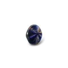 トラピッチェサファイア 原石スライス磨き ビルマ産 0.56ct [250830982]6.5x5.2mm前後