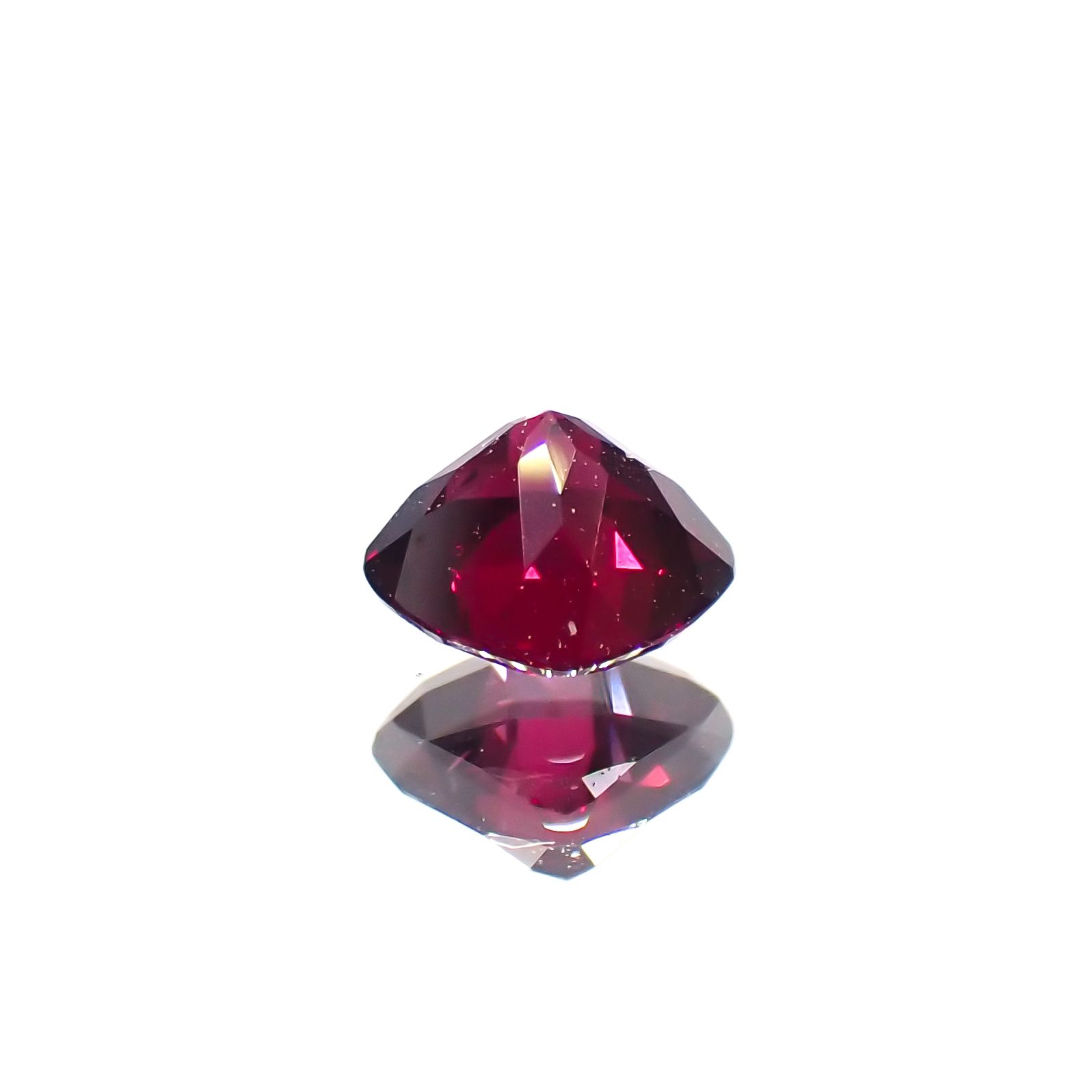 ◇チェッカーカット◇アントヒルガーネット(クロムパイロープガーネット) アメリカ・アリゾナ州産 0.38ct[230722881]4.1x4.1mm前後