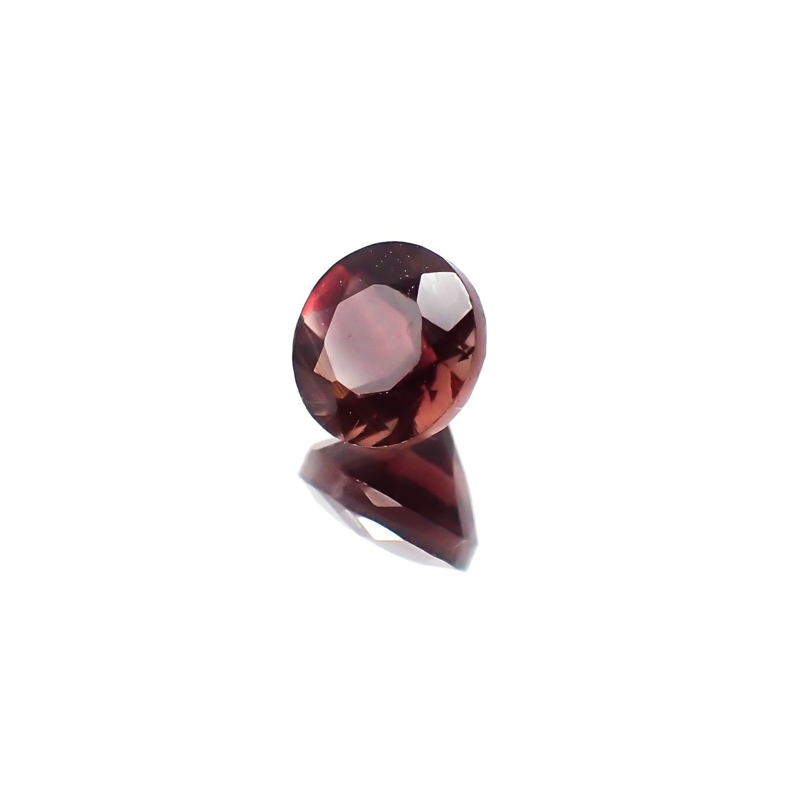 バイカラーオレゴンサンストーン(宝石名バイカラー・ラブラドライト)アメリカ・オレゴン州産 0.55ct 識別済[231124120]5.1x5.1mm前後