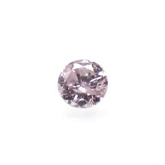 ピンクダイヤモンド(宝石名ダイアモンド I-1/LIGHT PURPLISH PINK) 0.121ct ソ付(CGL)[230120131]3.07x3.14mm前後