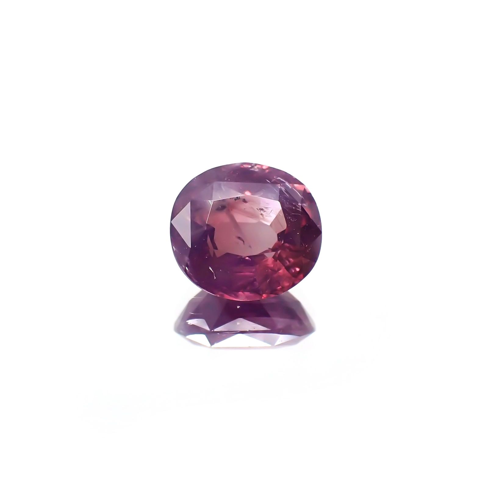 パープルサファイア(宝石名バイオレット・サファイア) カシミール地方産 2.025ct ソ付(彩珠)[210310237]7.7×7.1mm前後