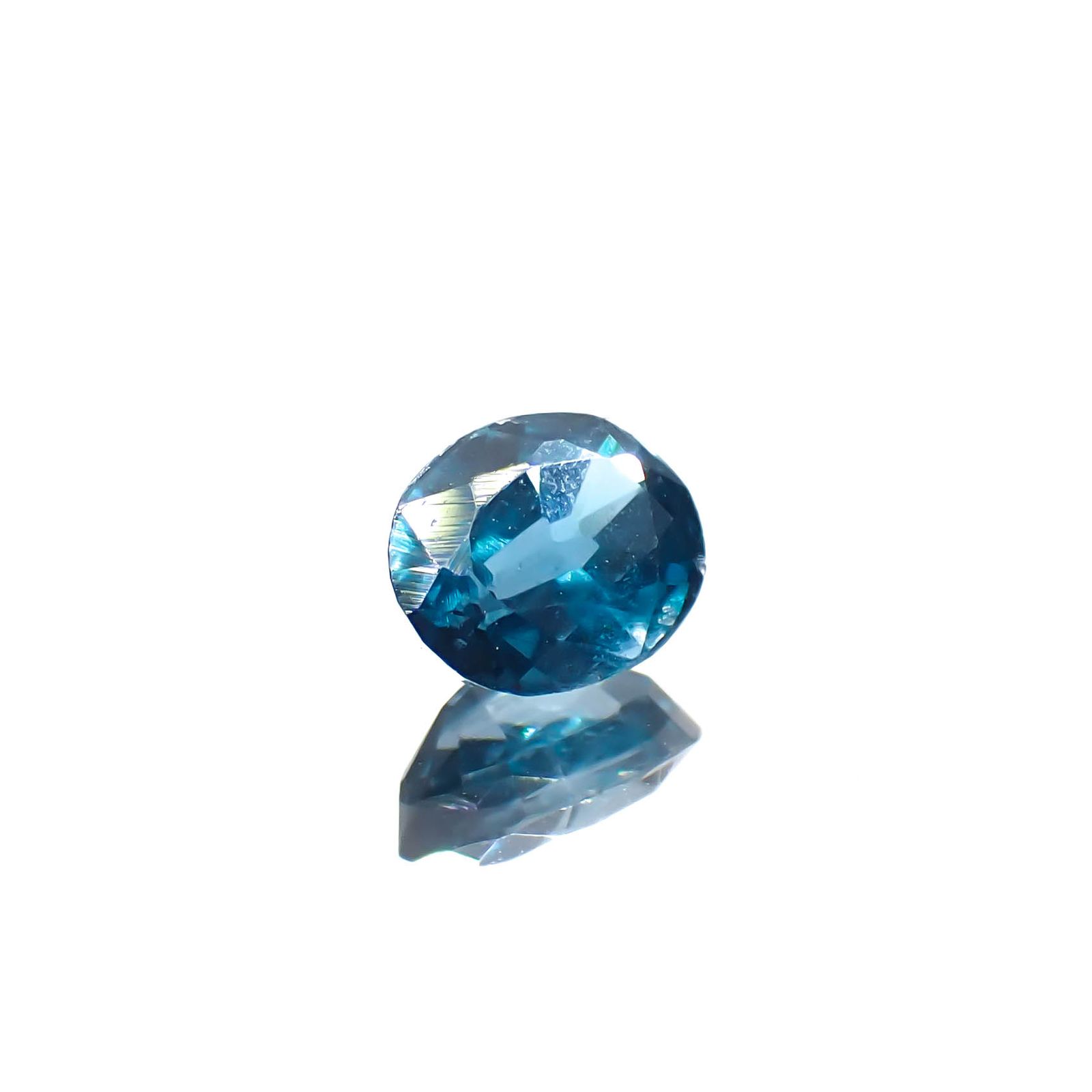 オーシャンブルーカイヤナイト(宝石名カイヤナイト)インド・オリッサ州産 0.45ct 識別済[240929163]5x4mm前後