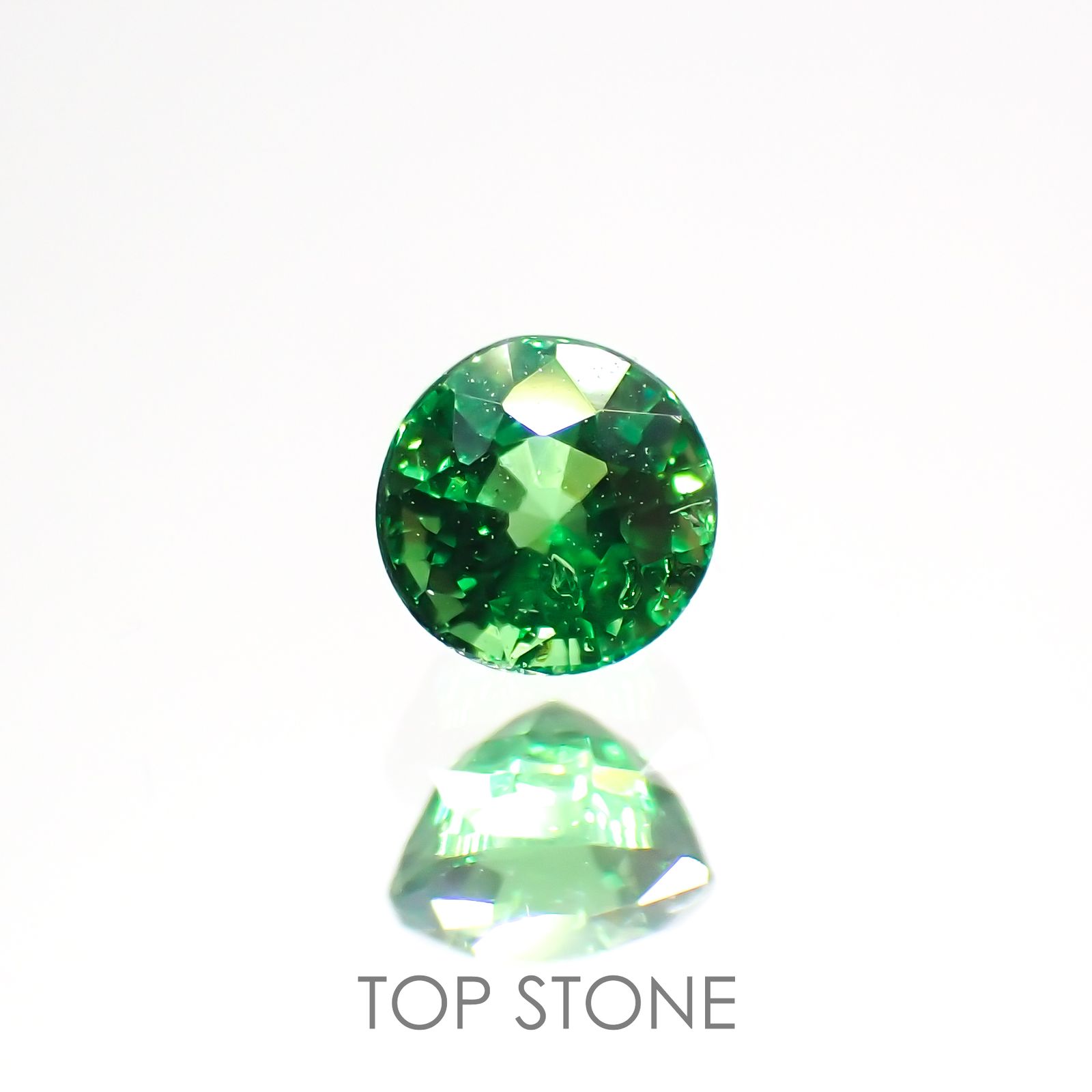 クロムトルマリン タンザニア産 0.22ct[220114166]3.3x3.3mm前後