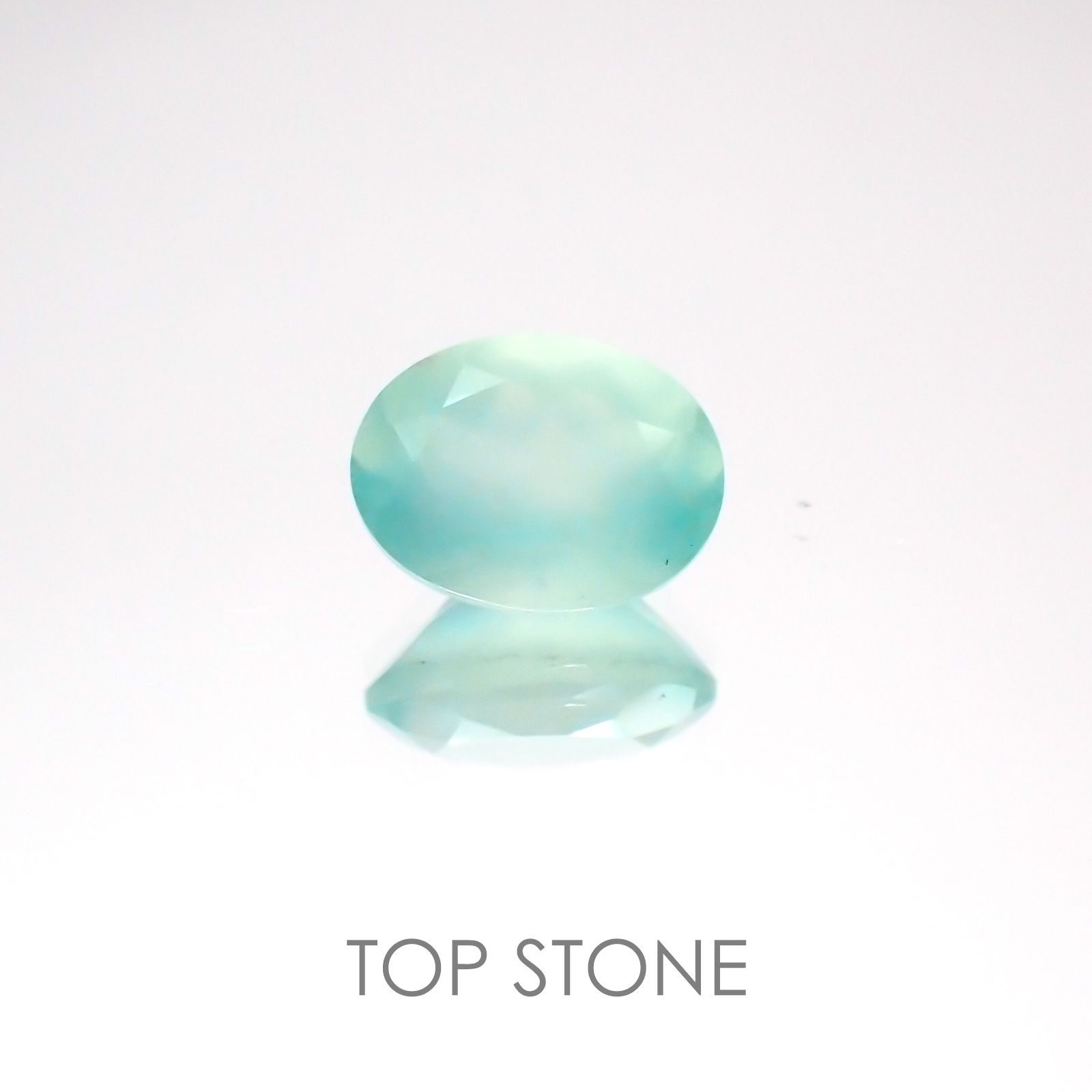 アクアプレーズ 南アフリカ産 ルース 1.25ct[20118312]8.1×6.2mm前後