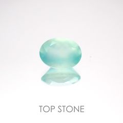 アクアプレーズ 南アフリカ産 ルース 1.25ct[20118312]8.1×6.2mm前後