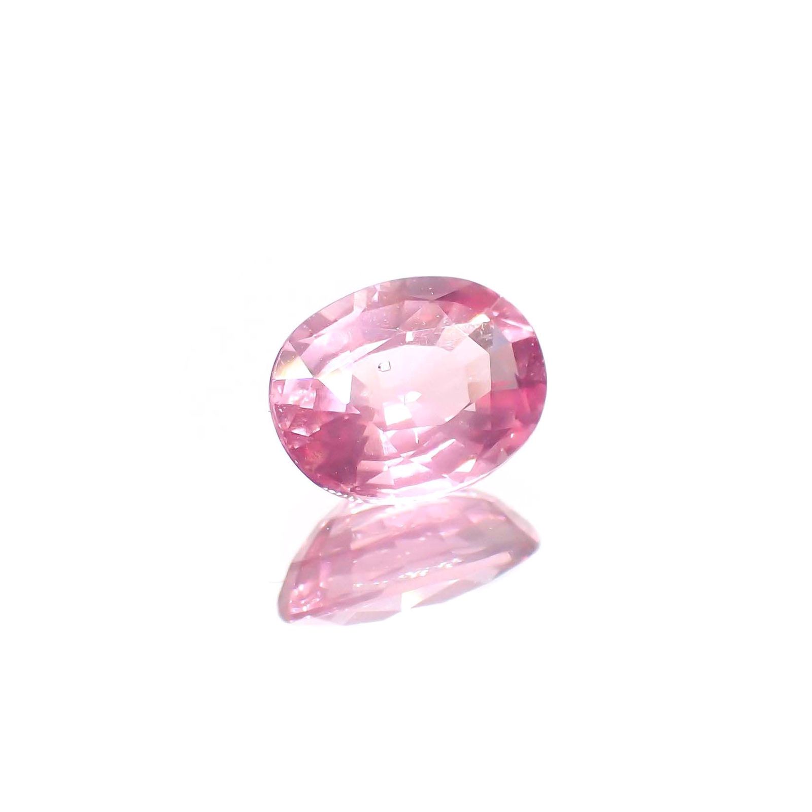 ピンクスピネル(宝石名ピンク・スピネル)タンザニア産 ソ付(彩珠) 1.306ct / 7.7x5.9mm前後 [260222577]