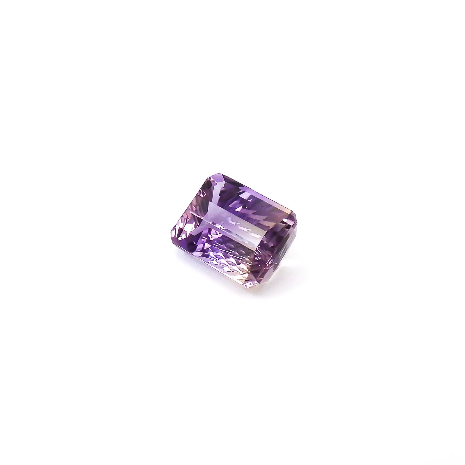 ◇カスタムカット◇アメトリン ブラジル/ボリビア産 1.80ct / 8.1x6.1mm前後 [260632320]