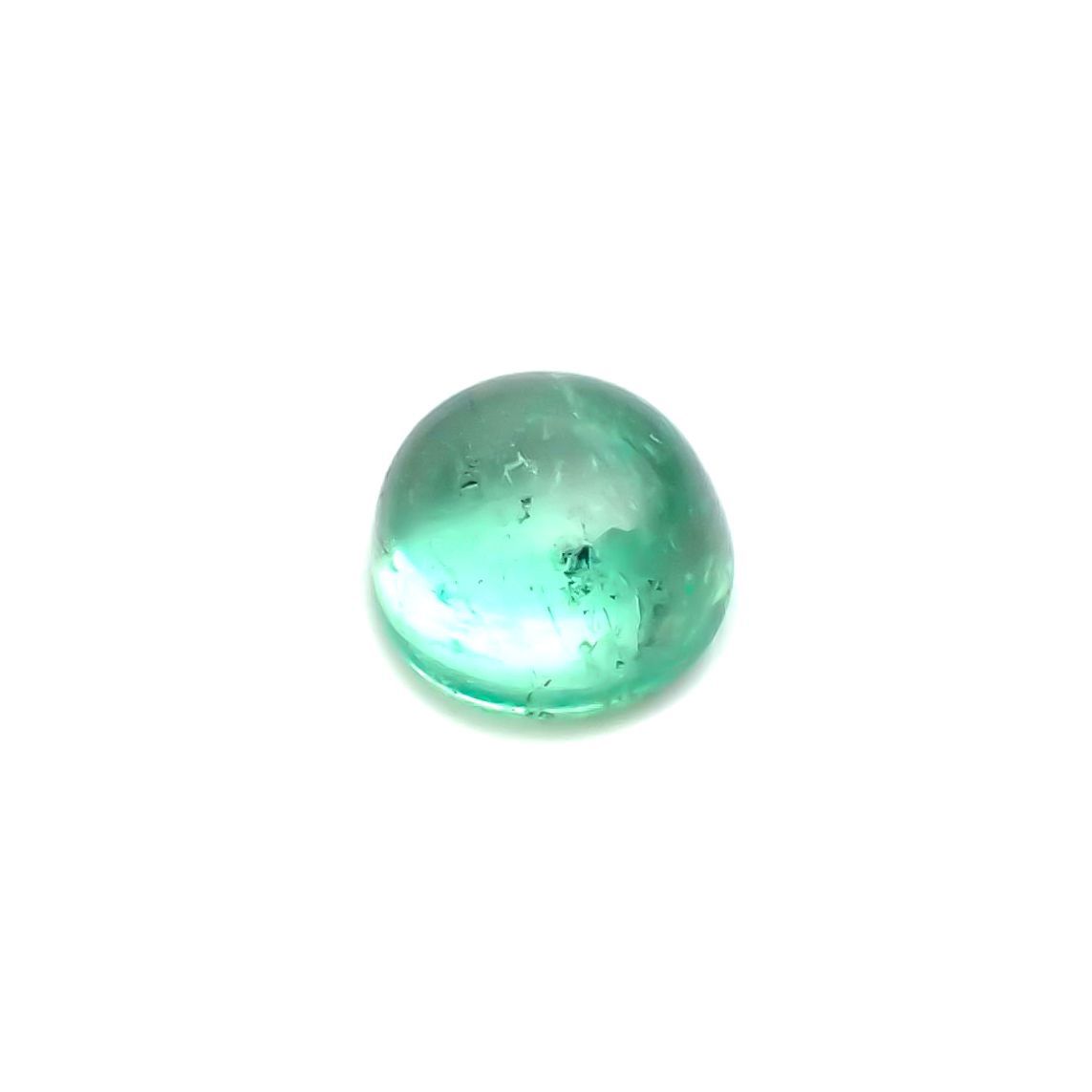 エメラルド(宝石名エメラルド)コロンビア産 0.49ct 識別済[231023868]4.7x4.6mm前後