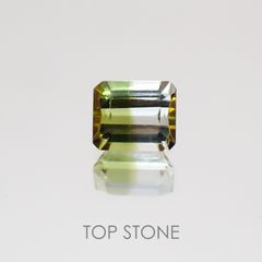 バイカラートルマリン ブラジル産 ルース 0.48ct[20128997]4.7×3.9mm前後