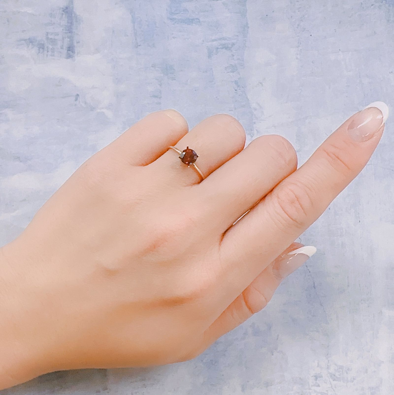 パイラルスパイトガーネット モザンビーク産 0.95ct[230119847]5.5x5.5mm前後