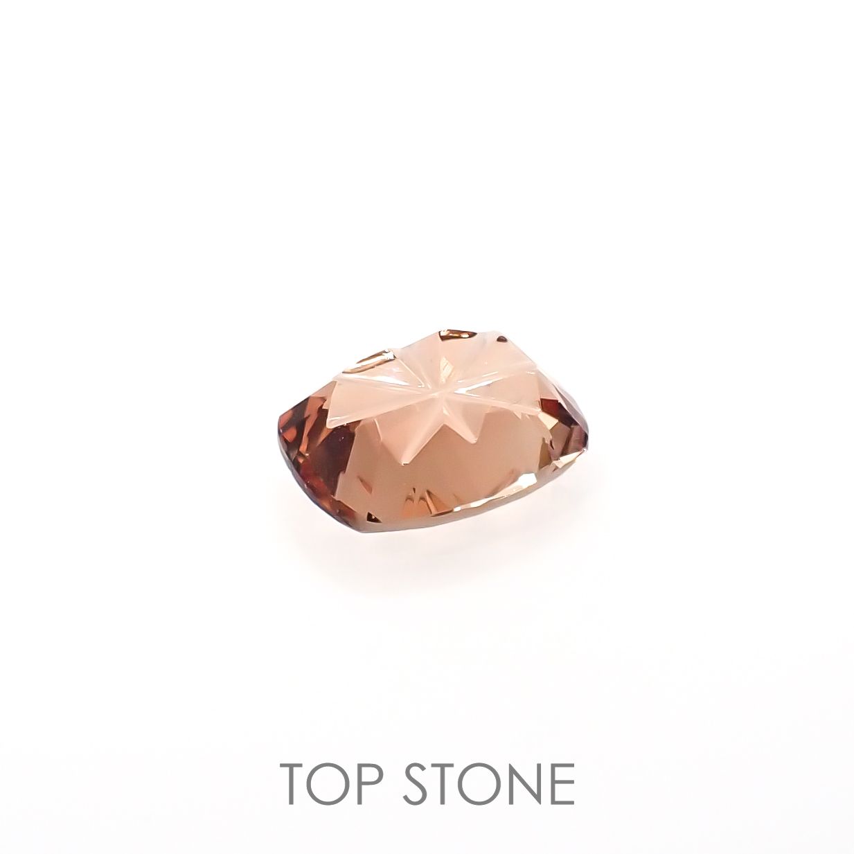 ◇甲州貴石切子Plus Three◇アンデシン カード付き(宝石名アンデシン)チベット産 1.64ct 識別済[220616079]9x7mm前後