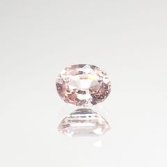 ピンクサファイア(宝石名ピンク・サファイア) マダガスカル/スリランカ産 0.57ct 識別済[210712556]5.3×4.2mm前後