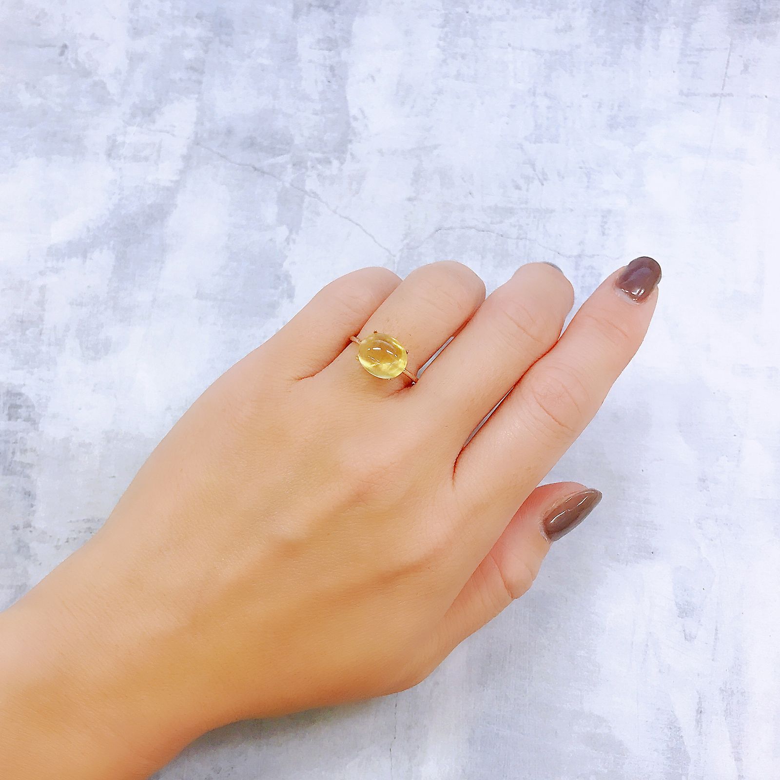 イエローベリルキャッツアイ(宝石名イエロー・ベリル キャッツアイ)ブラジル産 3.62ct 識別済[220917879]11x9.1mm前後