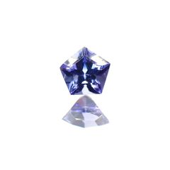 ◇ペンタゴンカット◇タンザナイト(宝石名タンザナイト)タンザニア産 0.27ct 識別済[220113850]4.1x4.3mm前後