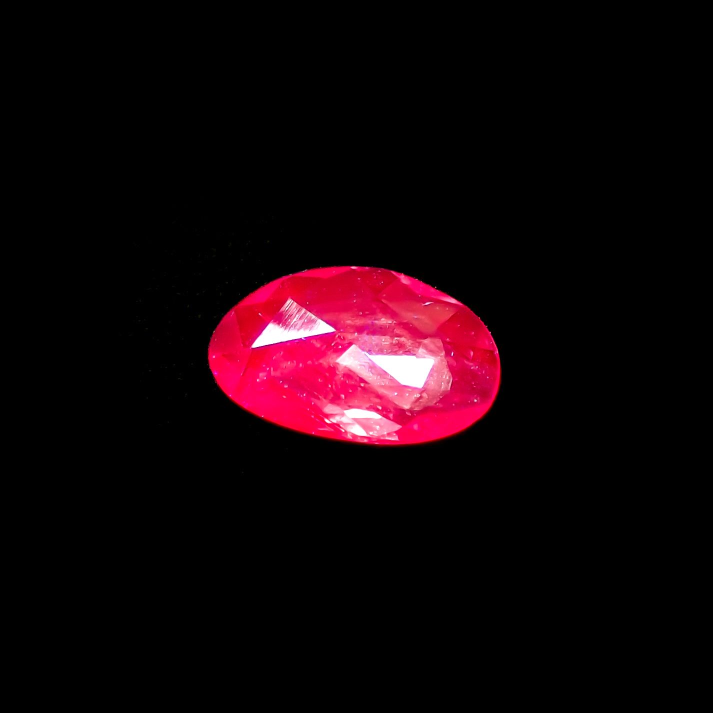 ◇ローズカット◇パープルピンクサファイア マダガスカル産 0.83ct[230722669]8.7x5.4mm前後