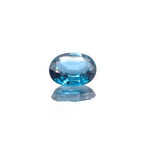 オーシャンブルーカイヤナイト(宝石名カイヤナイト) インド・オリッサ州産 2.04ct 識別済[210912365]8.7×6.8mm前後
