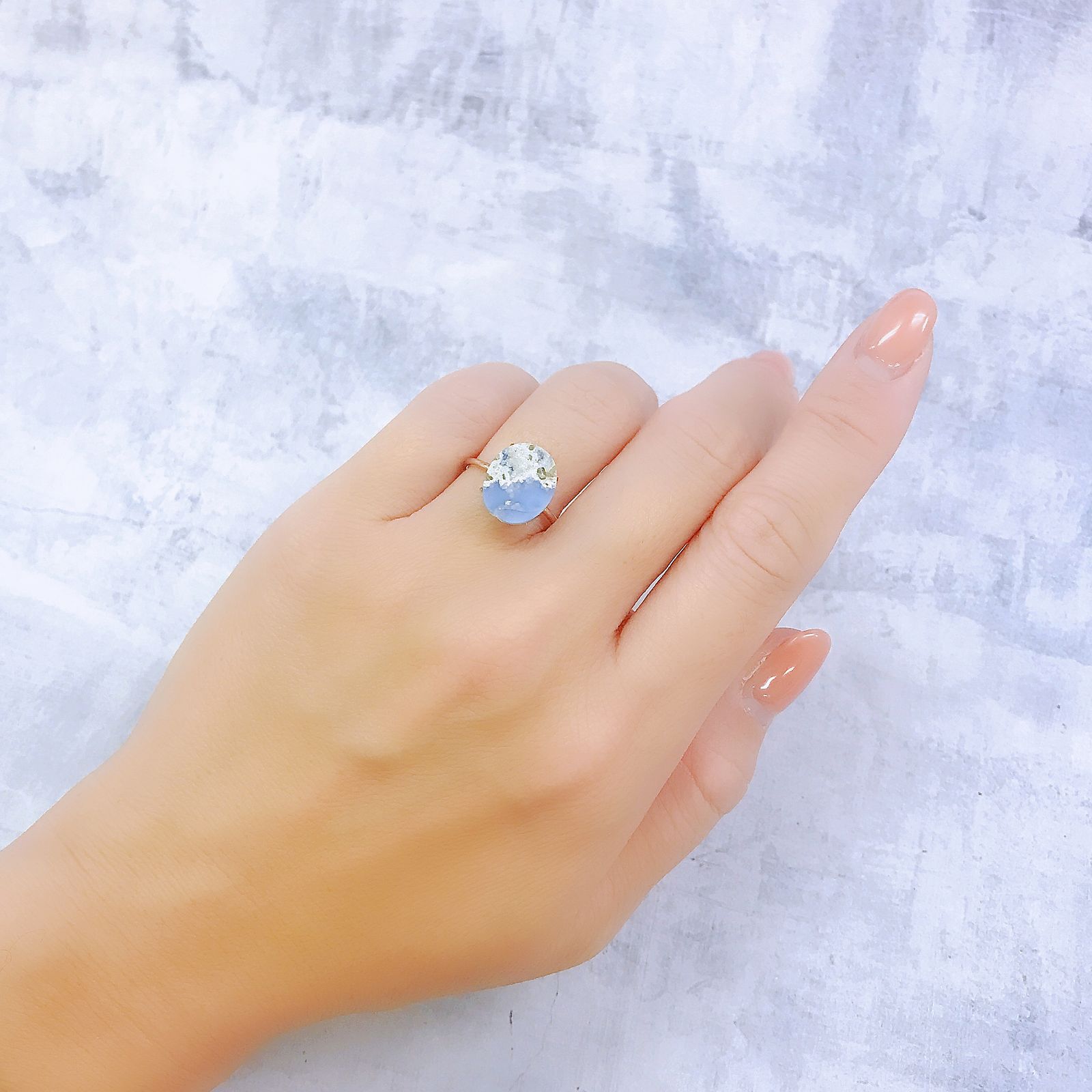マトリックスブルーオパール アメリカ・オレゴン州産 3.09ct[220917796]12.5x10.3mm前後