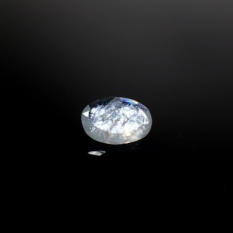 イリデッセンスアクアマリン ブラジル産 1.60ct [250730705]10.1x7.4mm前後