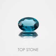 オーシャンブルーカイヤナイト インド産 ルース 0.89ct[210410518]6.8×4.9mm前後