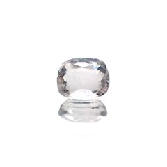 ポードレッタイト カラーレス(宝石名ホワイト・ポードレッタイト)ビルマ産 ソ付(彩珠) 0.903ct / 6.7x5.6mm前後 [260718920]