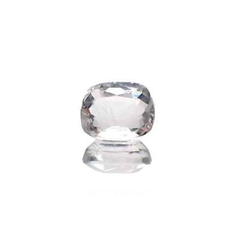ポードレッタイト カラーレス(宝石名ホワイト・ポードレッタイト)ビルマ産 ソ付(彩珠) 0.903ct / 6.7x5.6mm前後 [260718920]