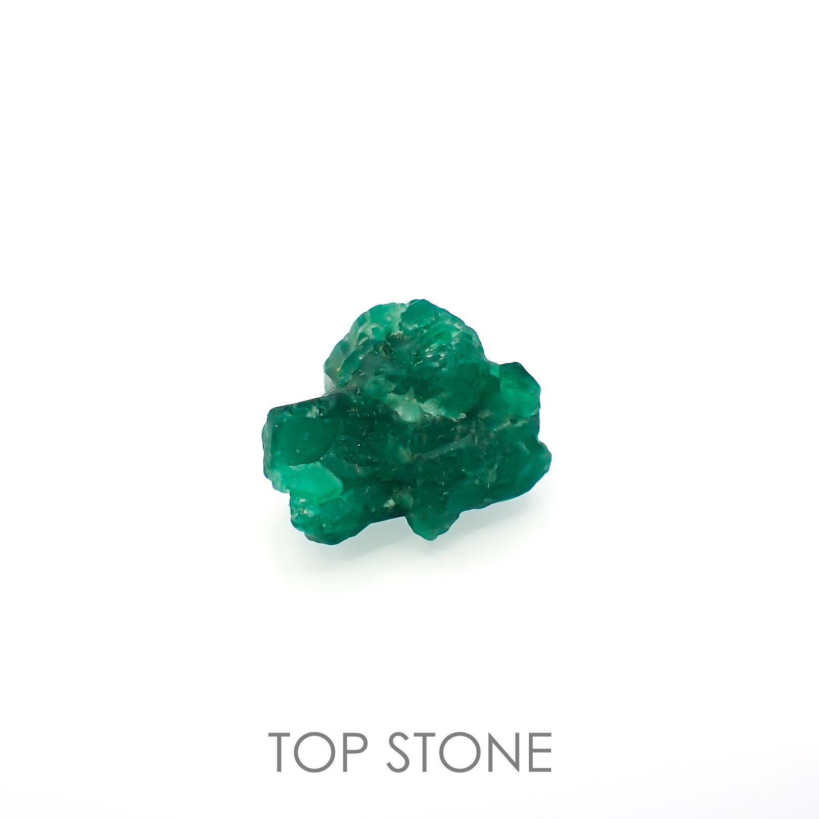 エメラルド 原石 コロンビア・ムゾー鉱山産 10.06ct[220515784]15.8x12.6mm前後