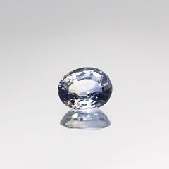 アイスブルーサファイア(宝石名ブルー・サファイア) スリランカ/マダガスカル産 0.33ct 識別済[210711174]4.5×3.7mm前後
