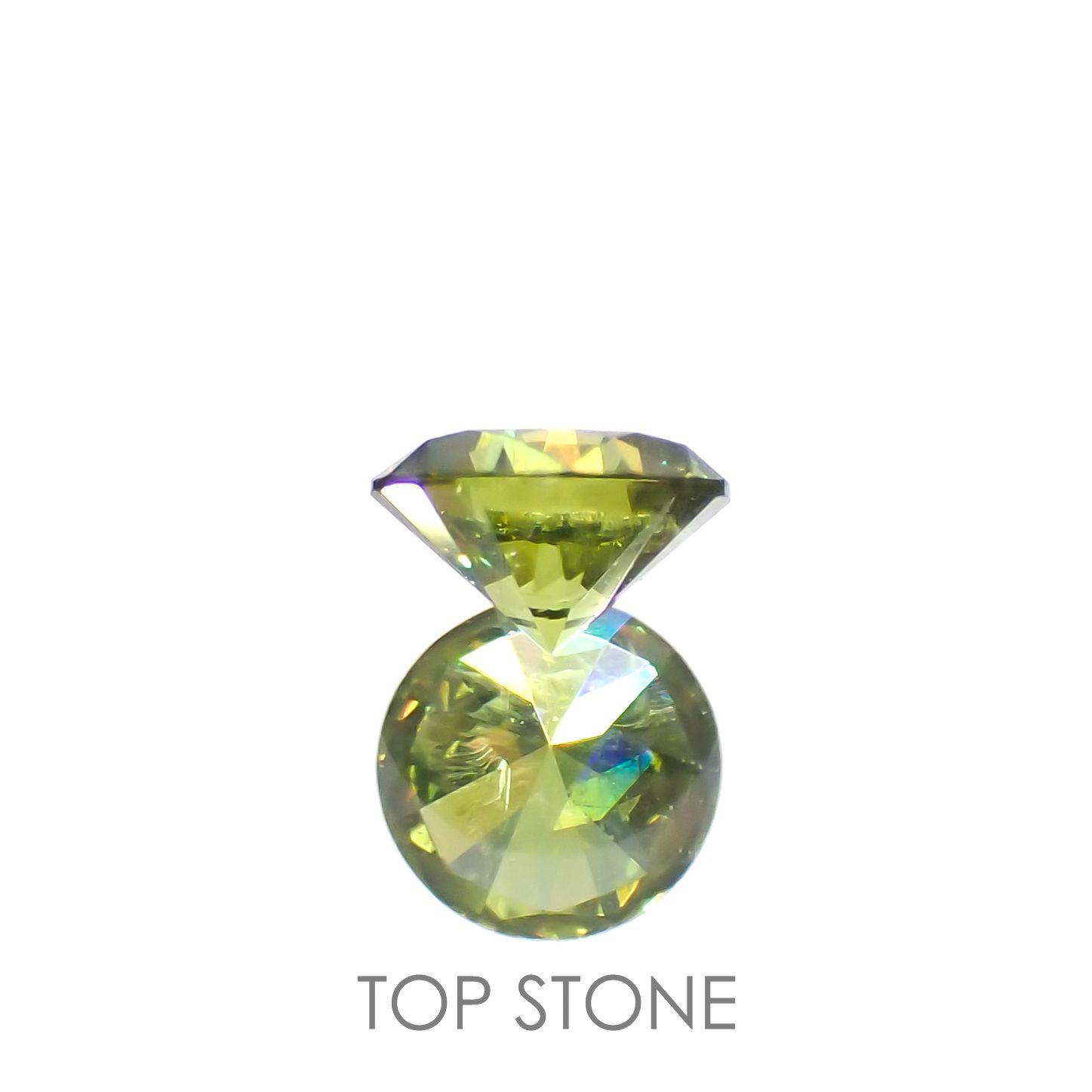 デマントイドガーネット(宝石名デマントイド・ガーネット)ロシア産 0.16ct 識別済[221119167]3.3x3.3mm前後