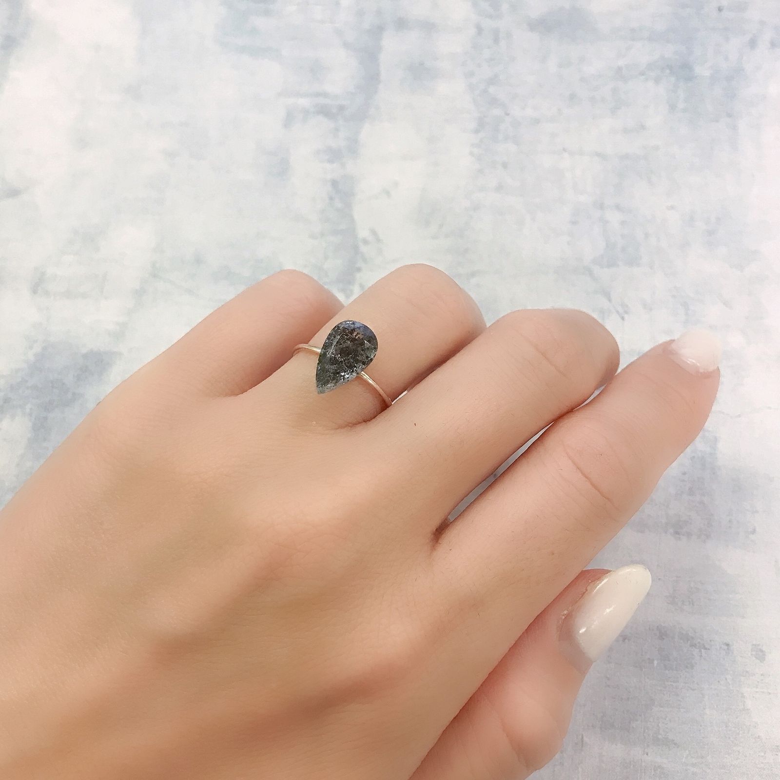 モスアクアマリン ブラジル産 2.27ct[220716797]12.3x7.5mm前後