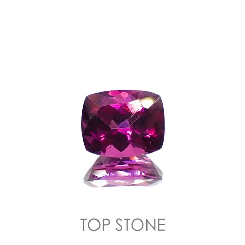 グレープガーネット(宝石名ガーネット)ブラジル産 1.48ct 識別済[220917708]7.1x5.7mm前後