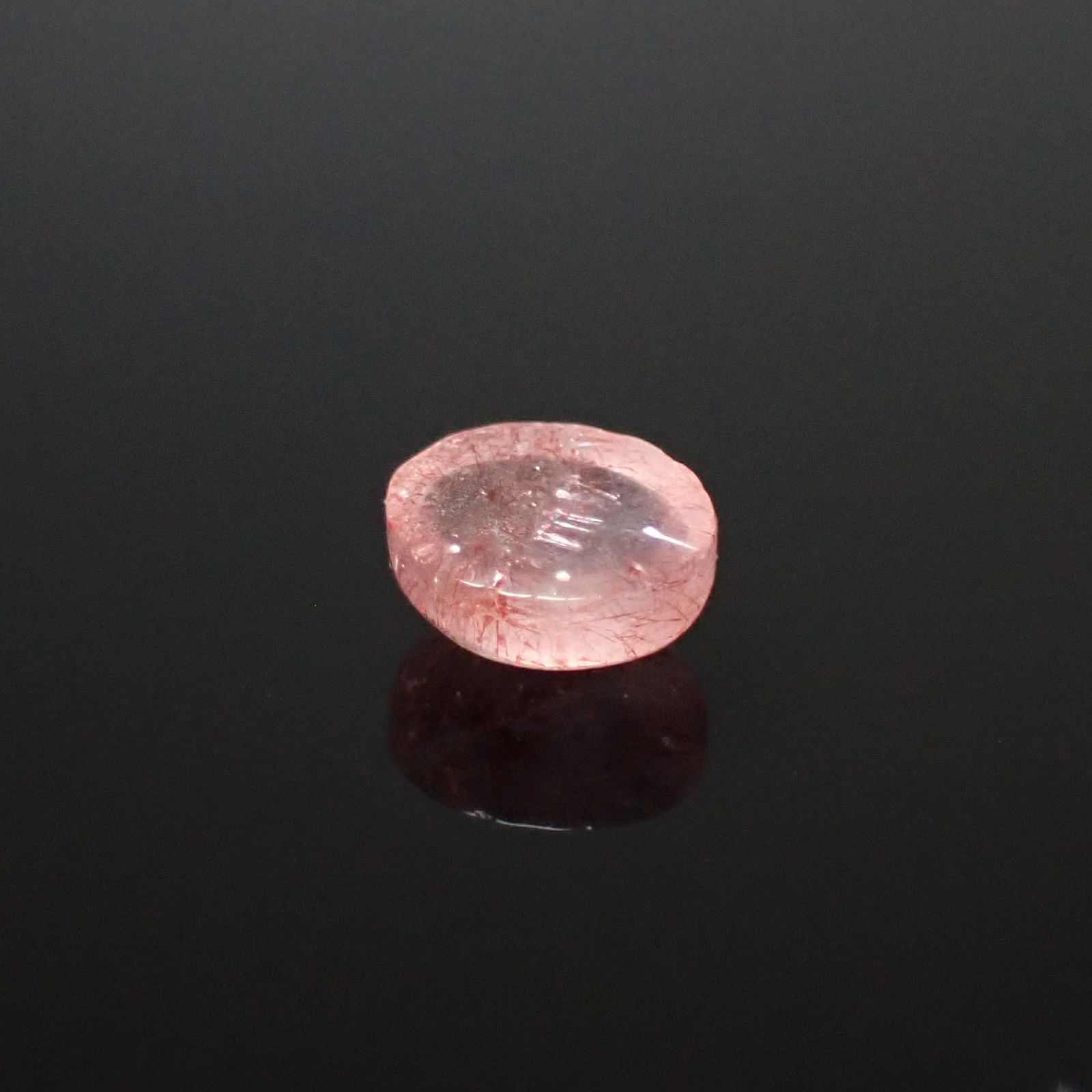 ストロベリークォーツ カザフスタン産 0.74ct [250330028]6.1x5.4mm前後