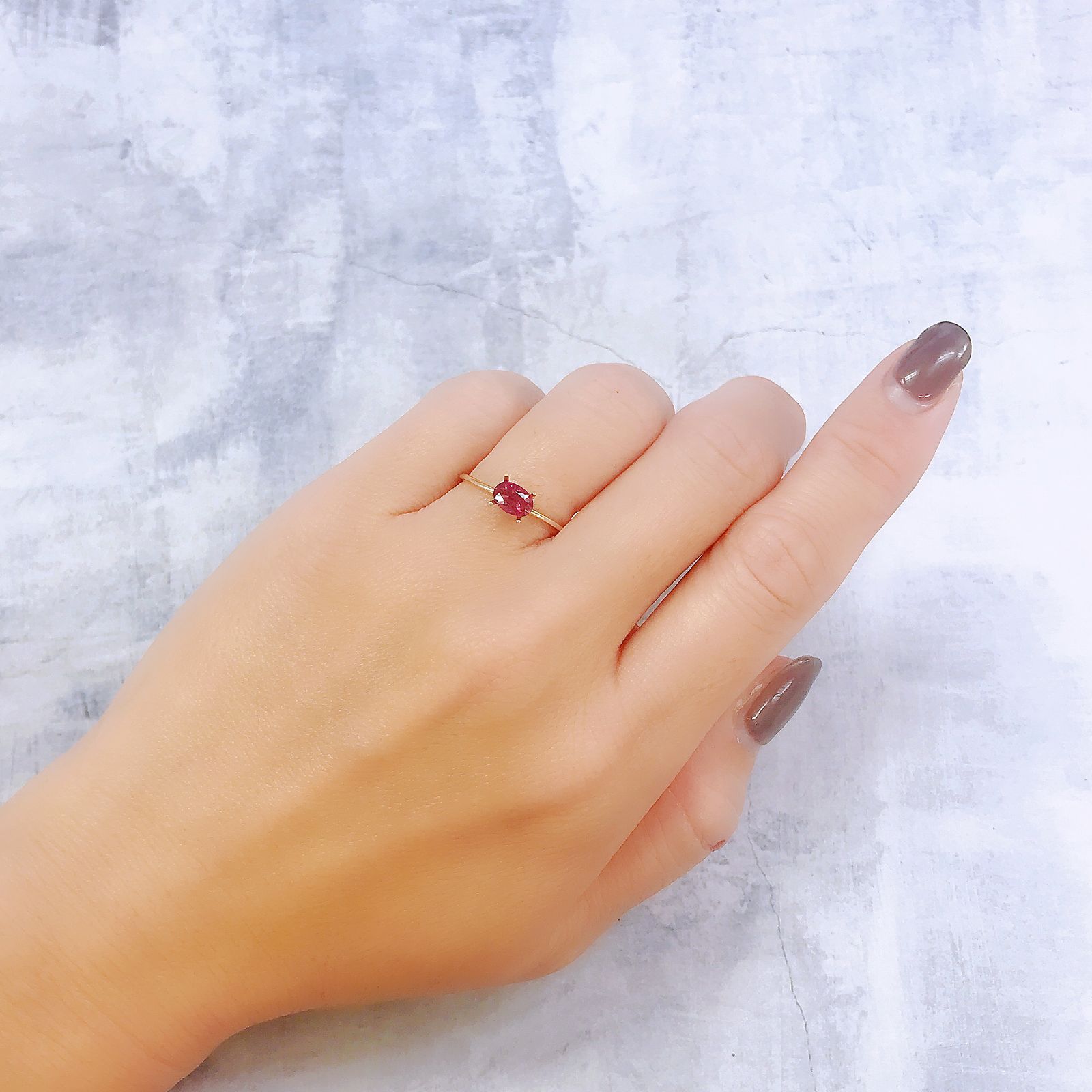 ルベライト ブラジル・ミナスジェライス州産 0.47ct[221018212]6x4.1mm前後