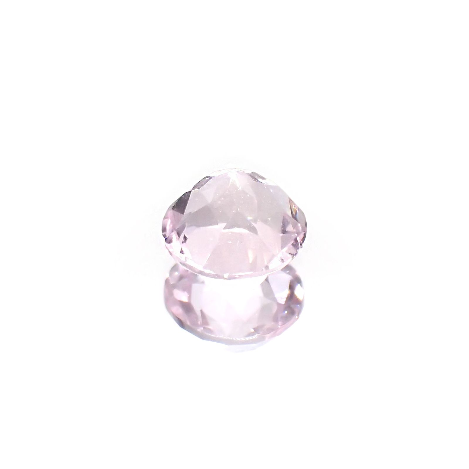 ピンクフローライト(宝石名フルオライト)ブラジル産 識別済 3.33ct / 9.1x9mm前後 [220115132]