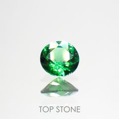 クロムトルマリン タンザニア産 0.24ct[220114165]4.2x4.2mm前後