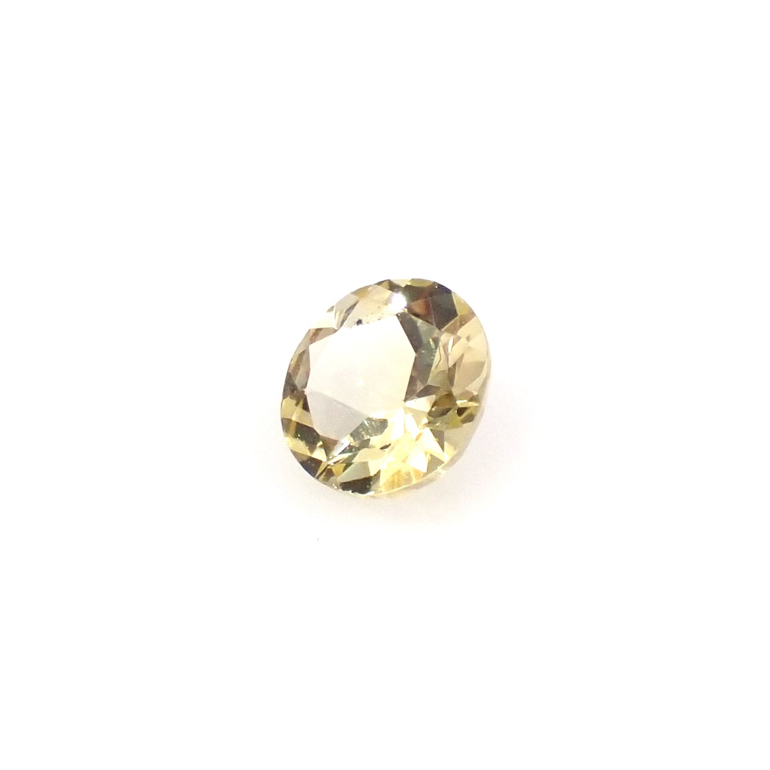 イエローダンビュライト タンザニア産 0.29ct[240125457]4.4x4.4mm前後