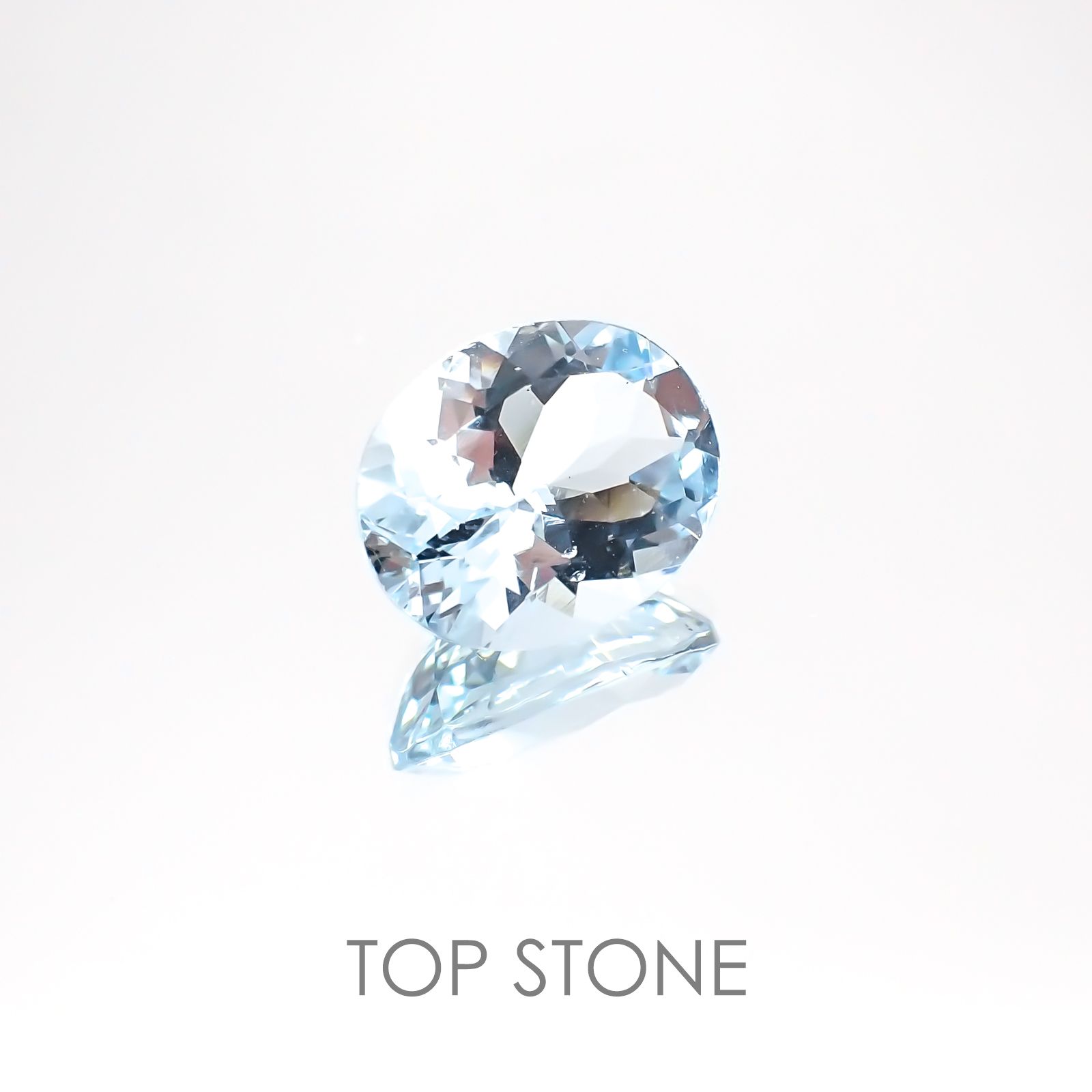アクアマリン(宝石名アクアマリン) ブラジル産 3.04ct[20117017]11.1×8.7mm前後
