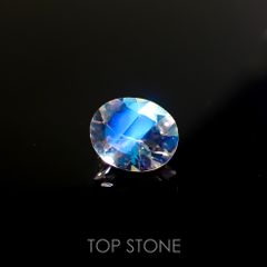 レインボームーンストーン(宝石名ラブラドライト)タンザニア産 0.54ct 識別済[220616645]6.3x5.3mm前後