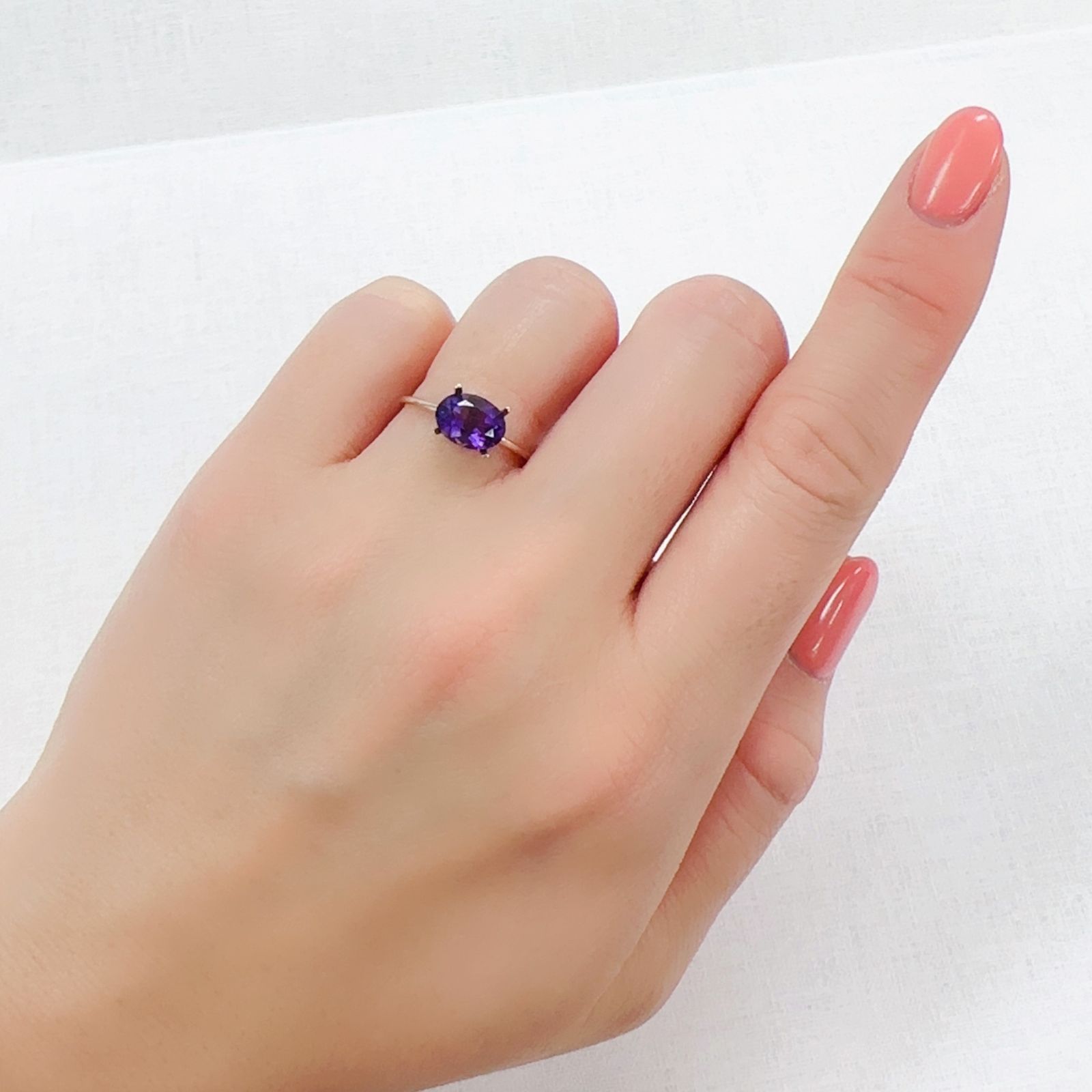 カラーシフトアメジスト ブラジル/ウルグアイ産 1.13ct[230220800]8.1x6mm前後