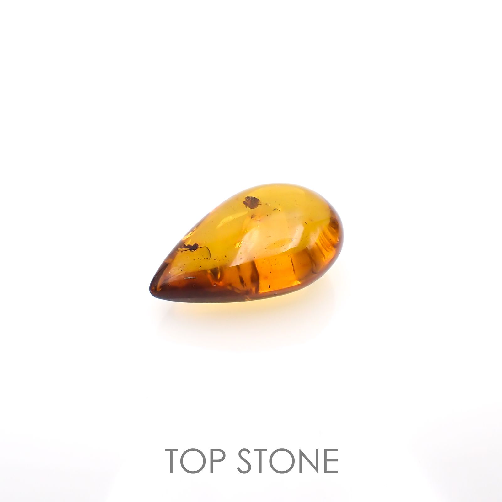 虫入り琥珀 コロンビア産 21.07ct[221018553]31.9x20.8mm前後 | TOP STONE(トップストーン)