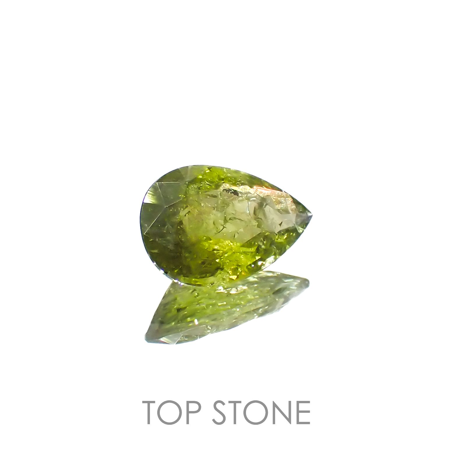 イリデッセンスクロムトルマリン(宝石名トルマリン)ケニア産 0.63ct 識別済[221119095]7.4x5.1mm前後