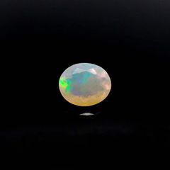 エチオピアオパール(宝石名オパール)エチオピア産 識別済 2.33ct / 10.9x9mm前後 [260422905]