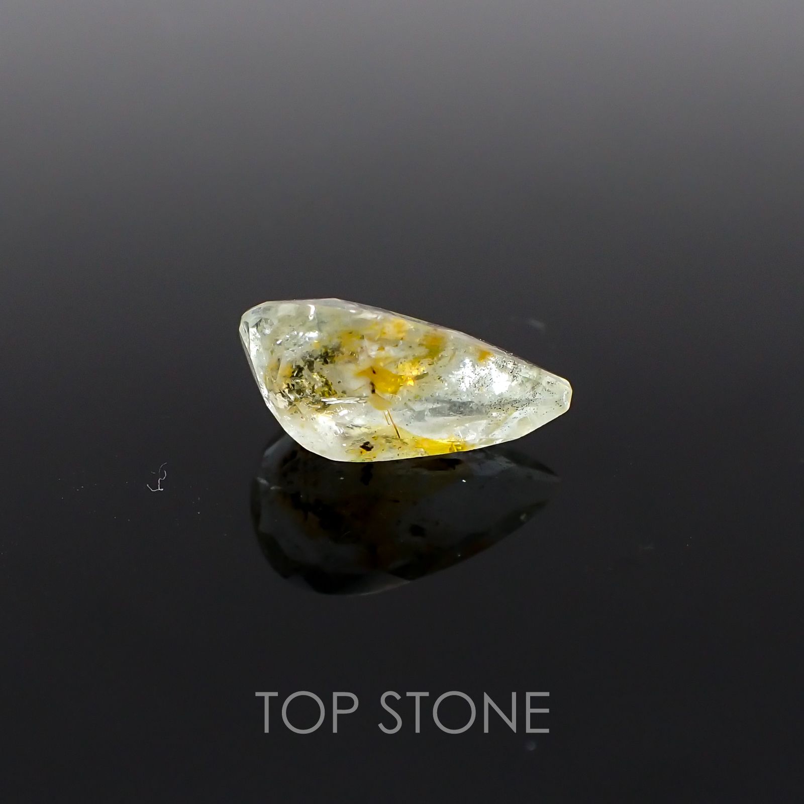 オーロラアクアマリン ブラジル産 ルース 3.42ct[210310189]13.3×8.2mm前後