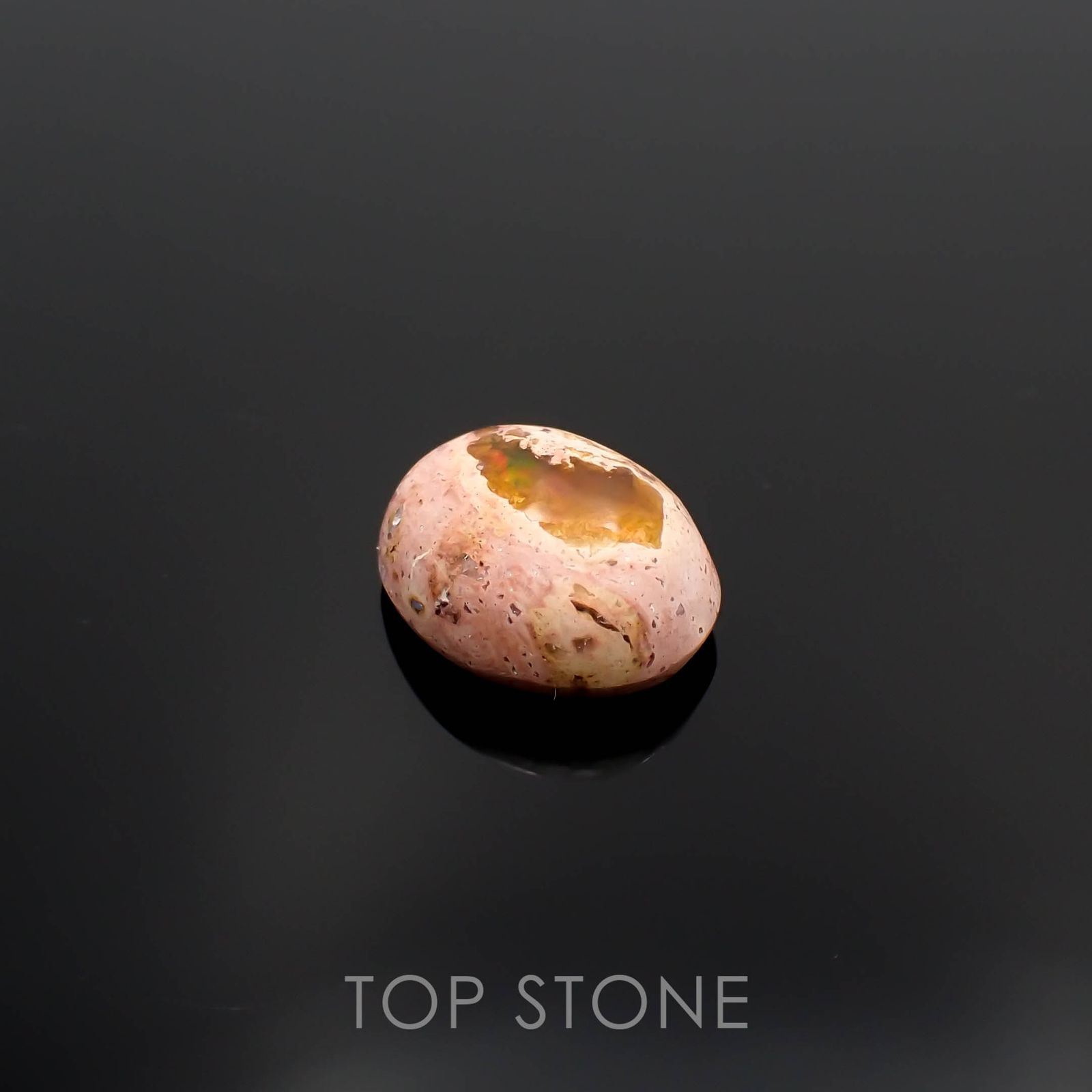 カンテラオパール メキシコ産 7.37ct[230120024]15.5x12.2mm前後