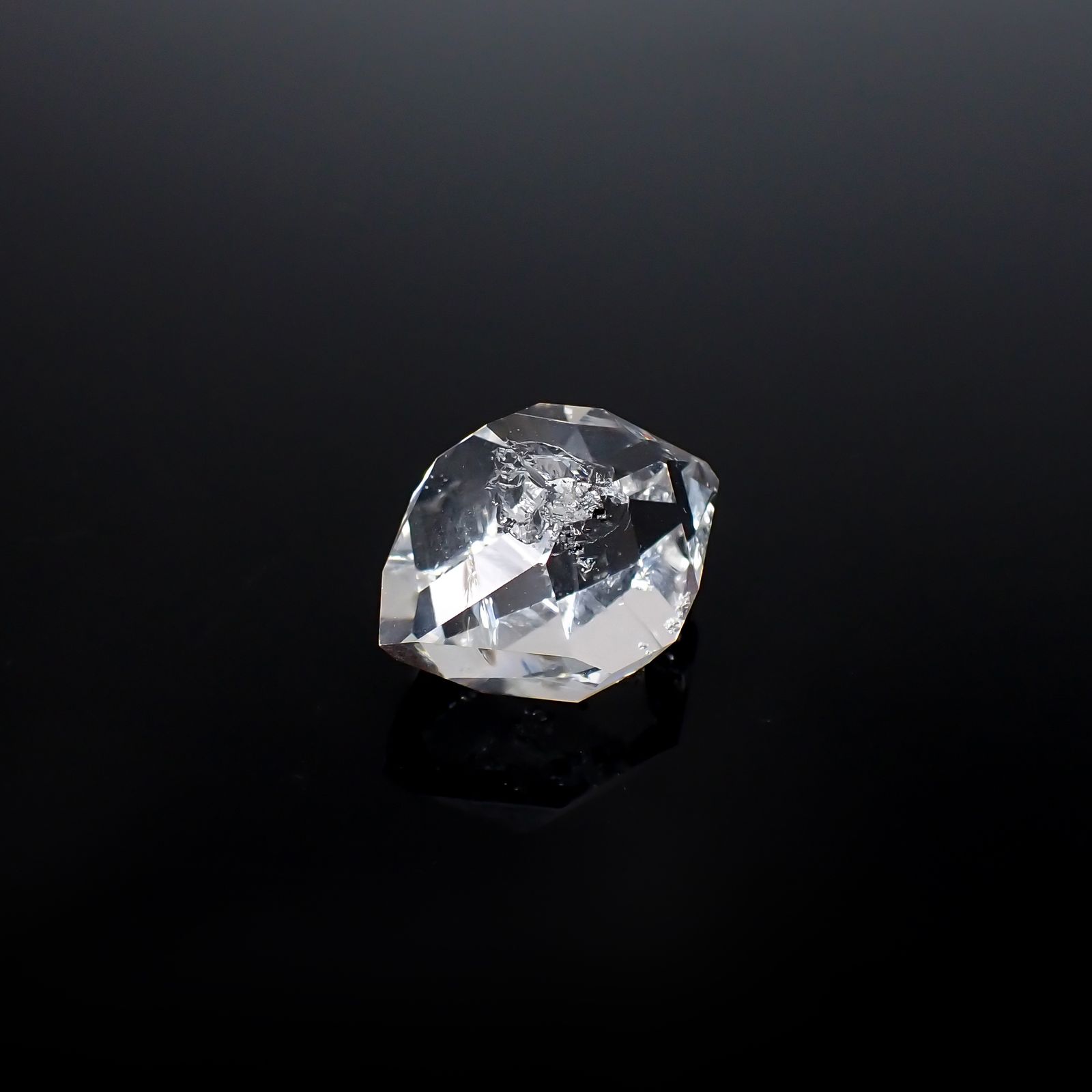 ハーキマーダイヤモンド 原石 アメリカ・ニューヨーク州産 33.41ct[231225126]24.8x17.5mm前後