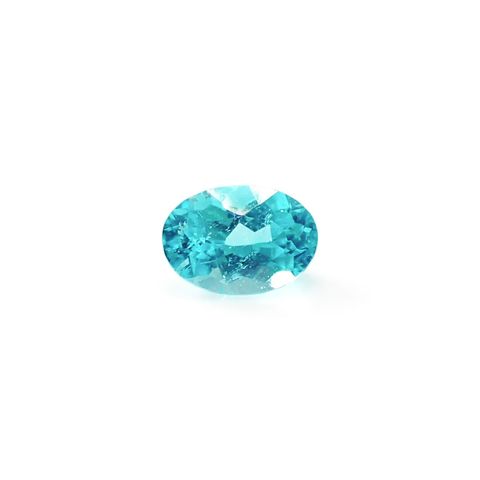 パライバトルマリン(宝石名トルマリン/別名パライバ・トルマリン)ブラジル・キントス鉱山産 GIA鑑付 0.29ct / 4.98x3.53mm前後 [251031353]