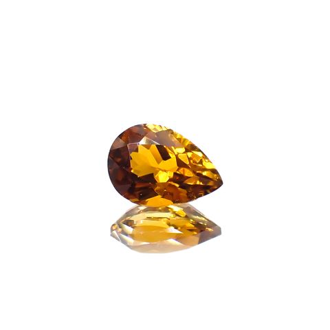 ゴールデントルマリン モザンビーク/コンゴ産 1.12ct[231225198]8.3x5.7mm前後